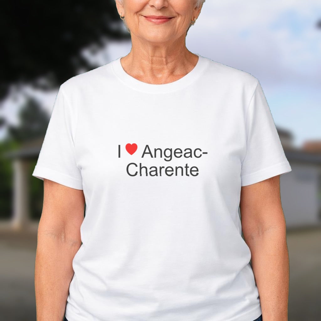 T-shirt I love angeac-charente