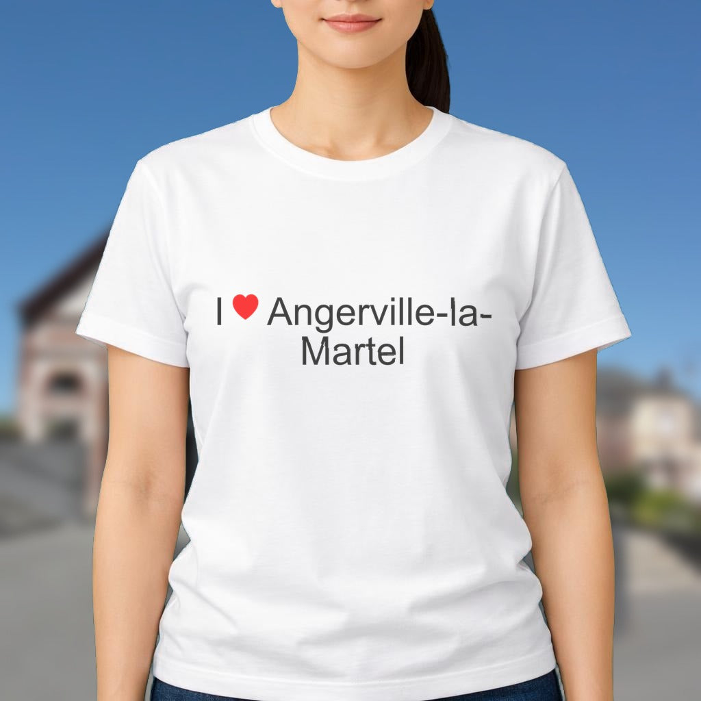 T-shirt I love angerville-la-martel