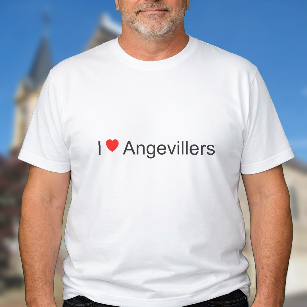 T-shirt I love angevillers