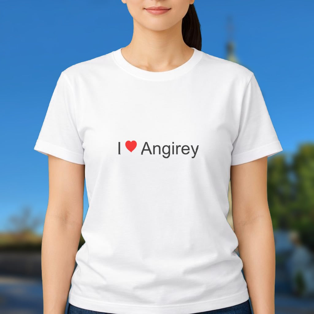 T-shirt I love angirey