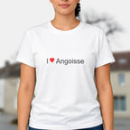 T-shirt I love angoisse