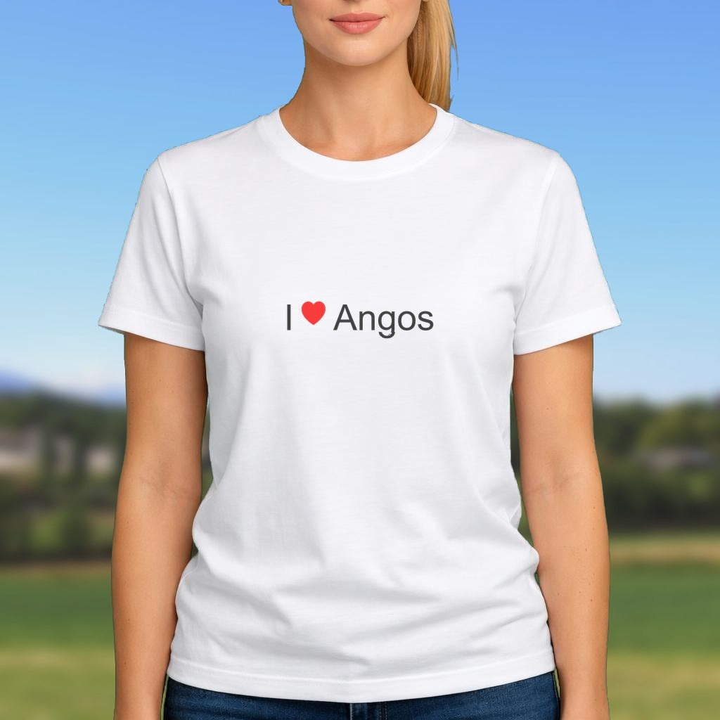 T-shirt I love angos
