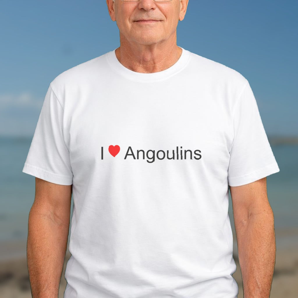 T-shirt I love angoulins