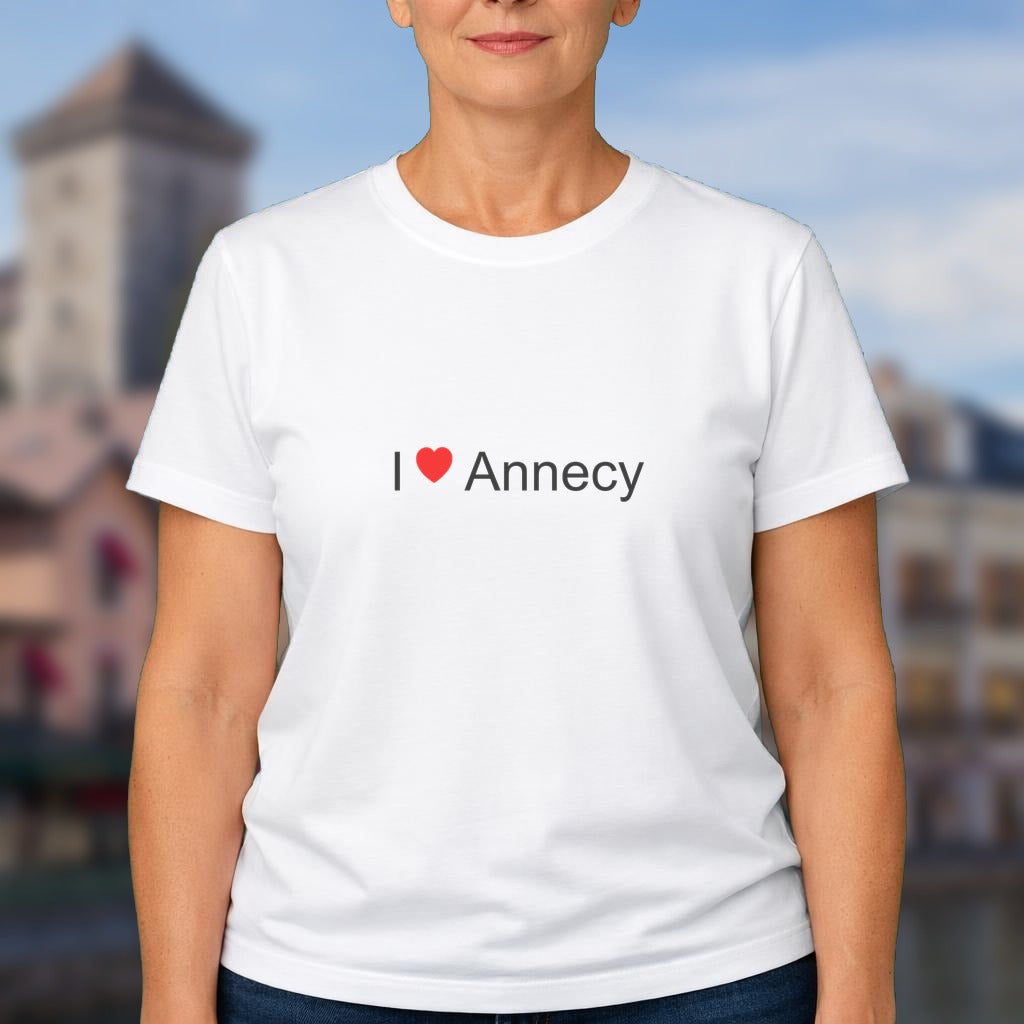 T-shirt I love annecy