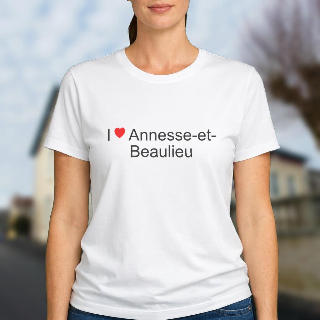 T-shirt I love annesse-et-beaulieu
