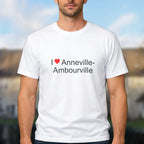 T-shirt I love anneville-ambourville