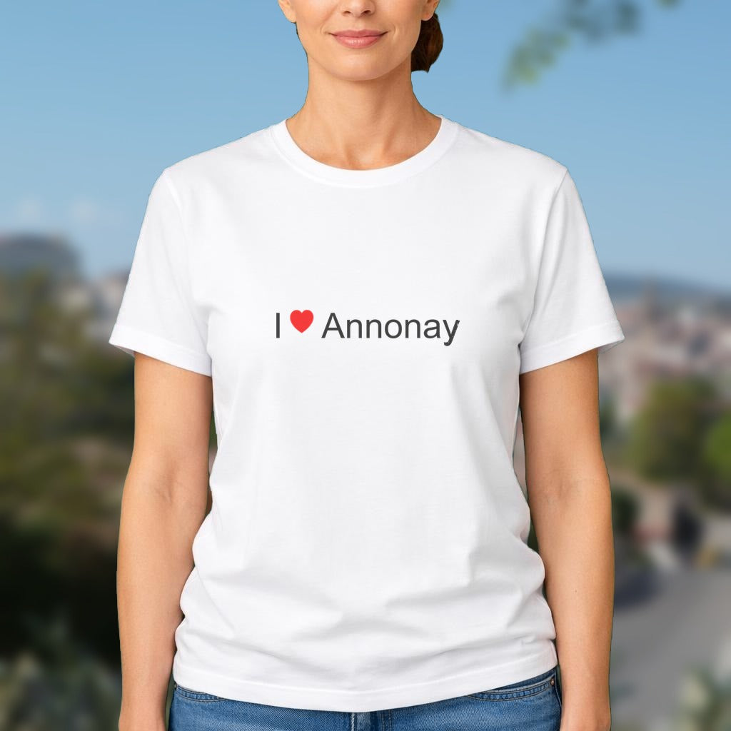 T-shirt I love annonay