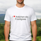T-shirt I love antichan-de-frontignes