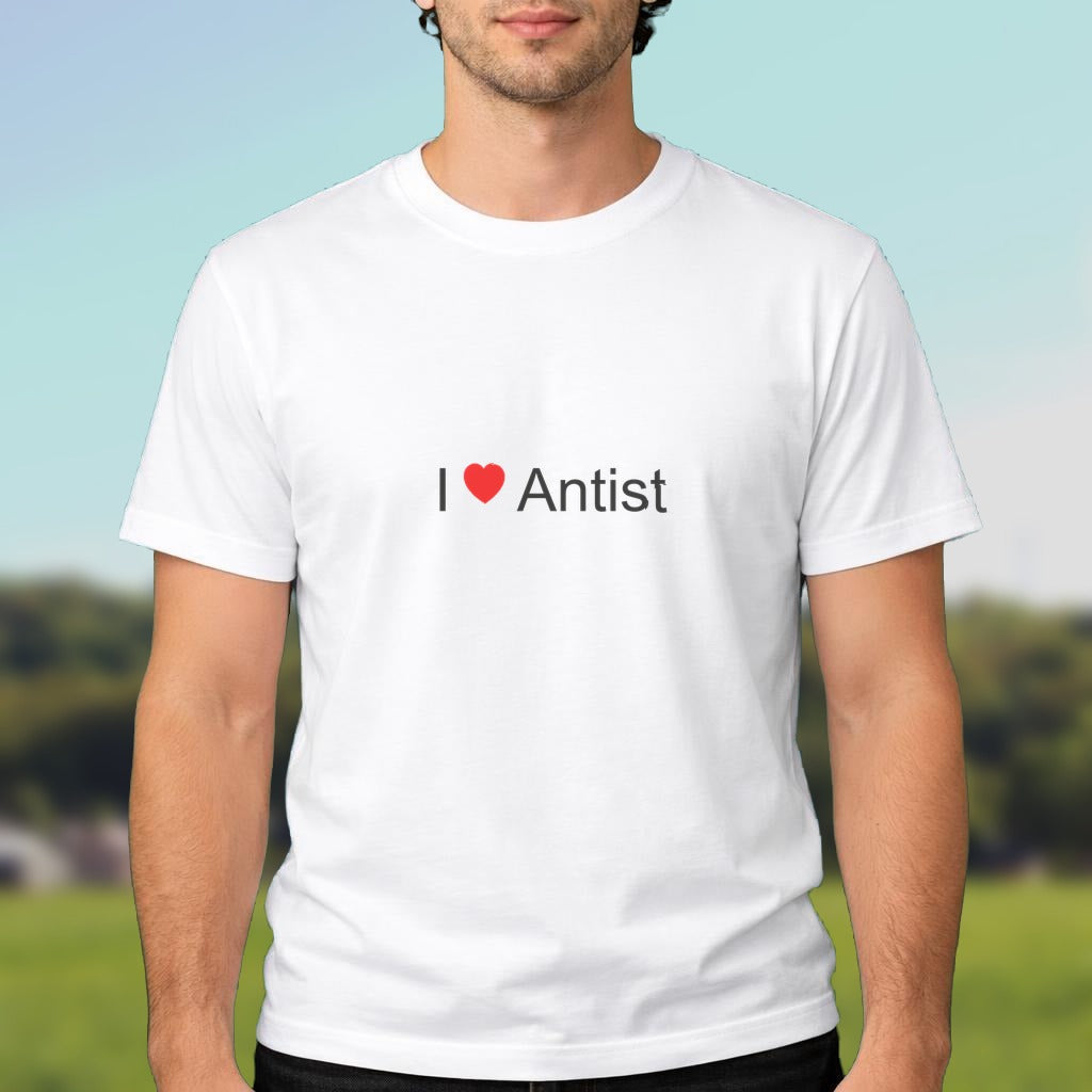 T-shirt I love antist