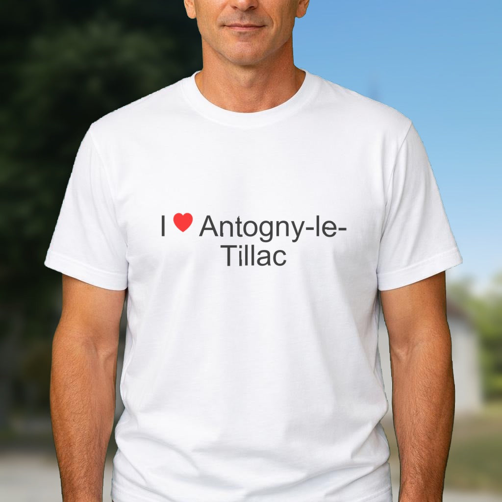 T-shirt I love antogny-le-tillac