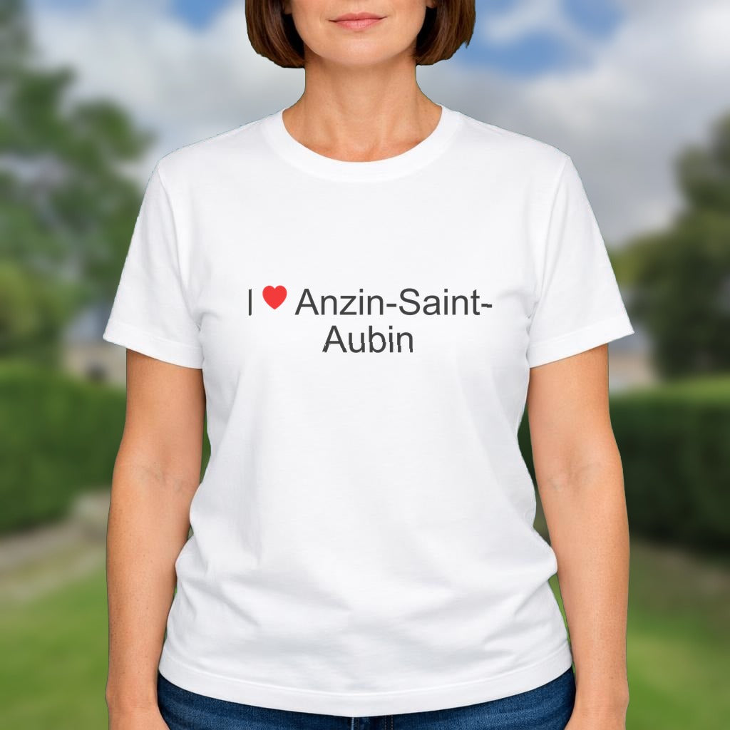 T-shirt I love anzin-saint-aubin