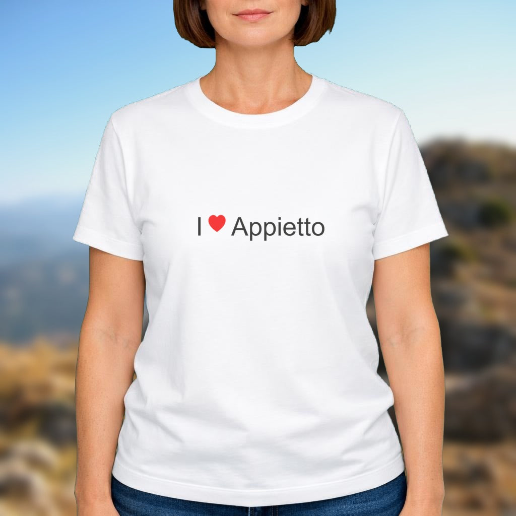 T-shirt I love appietto