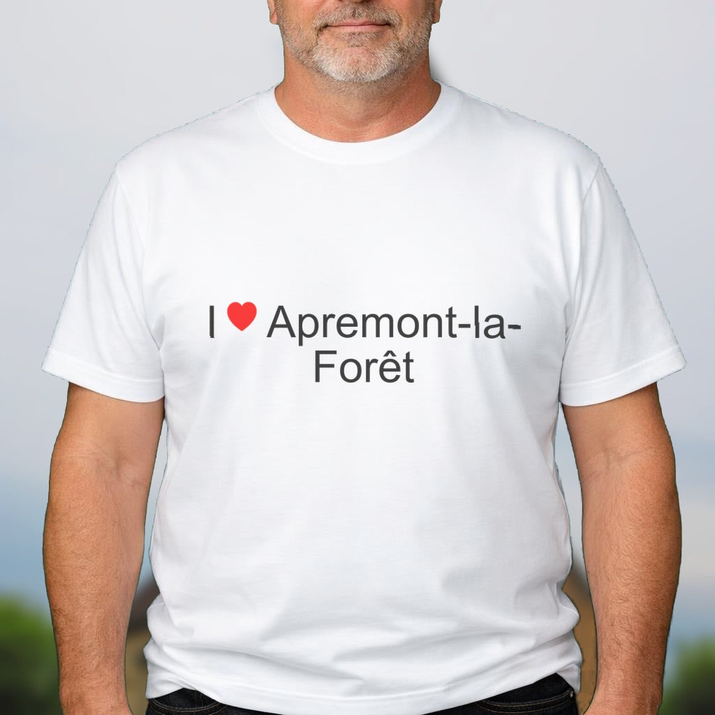 T-shirt I love apremont-la-forêt