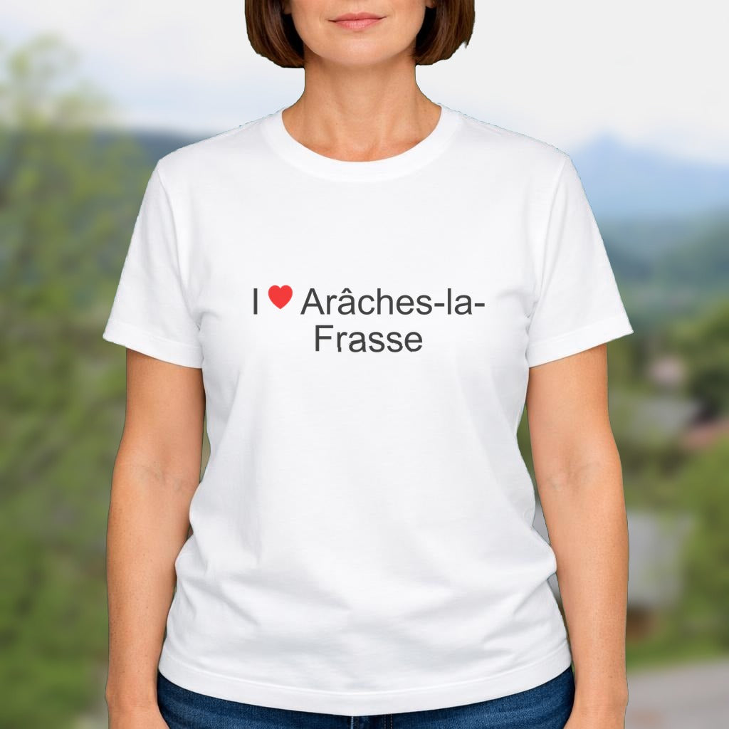 T-shirt I love arâches-la-frasse