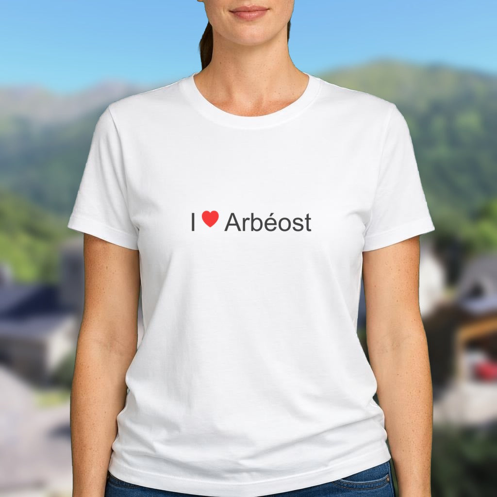 T-shirt I love arbéost