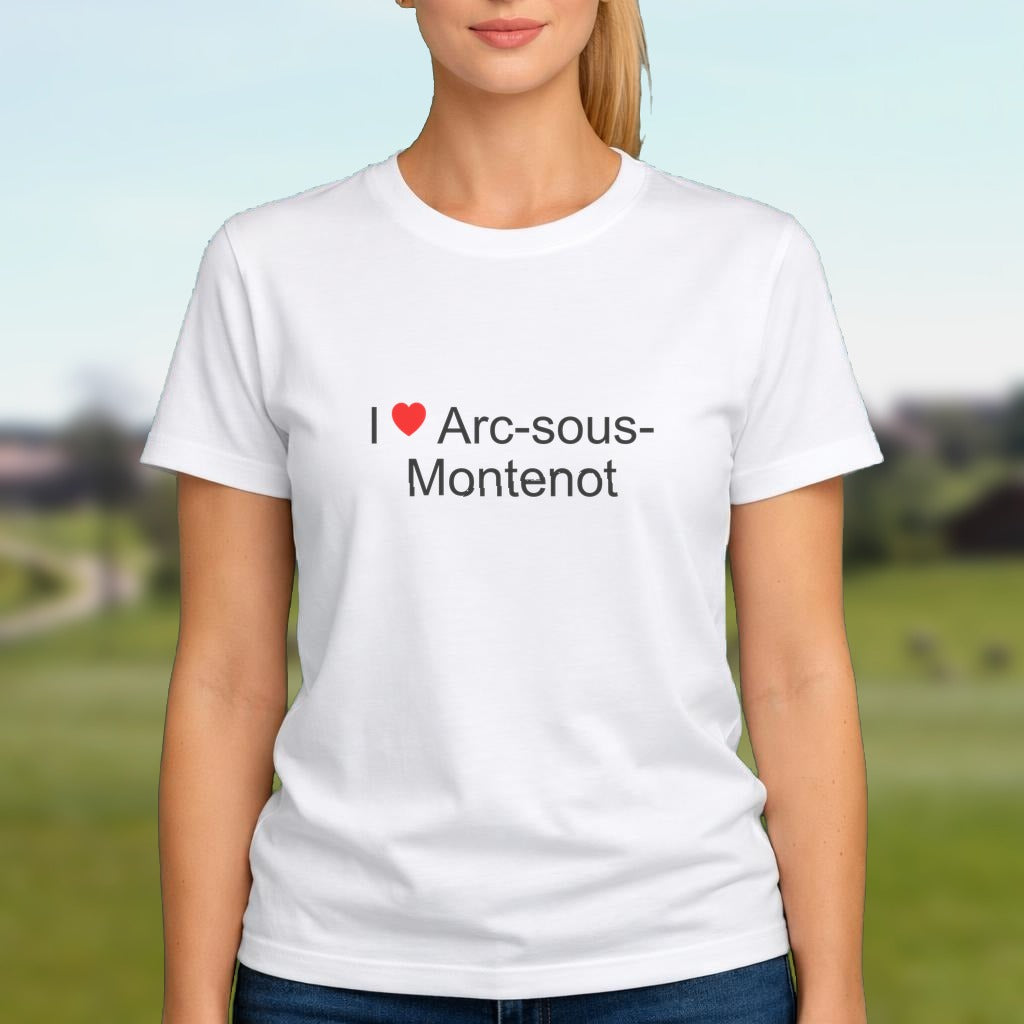 T-shirt I love arc-sous-montenot