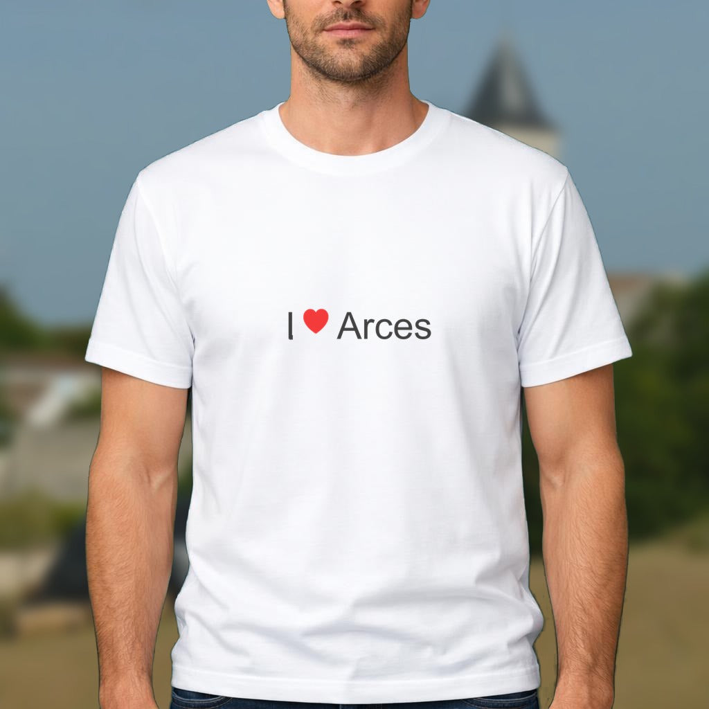 T-shirt I love arces