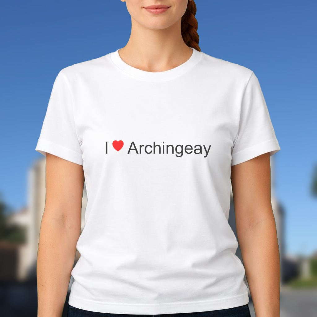 T-shirt I love archingeay