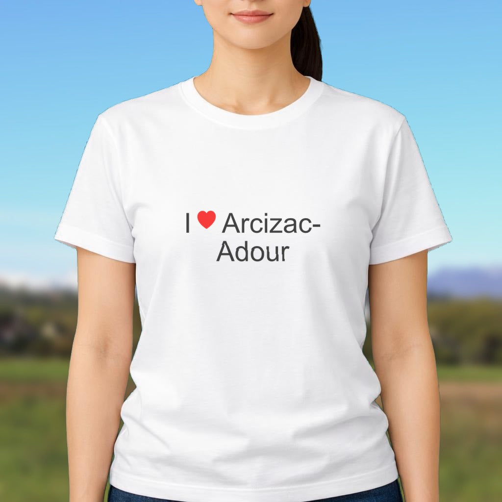 T-shirt I love arcizac-adour