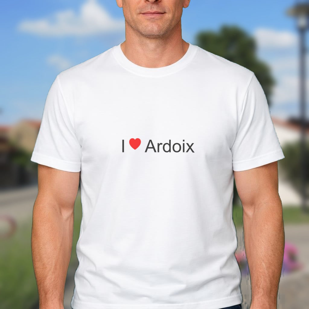 T-shirt I love ardoix