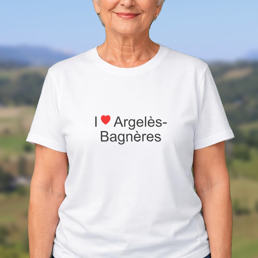 T-shirt I love argelès-bagnères