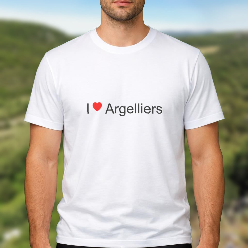 T-shirt I love argelliers