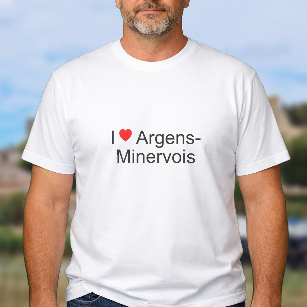T-shirt I love argens-minervois