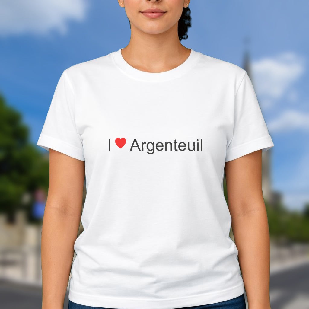 T-shirt I love argenteuil
