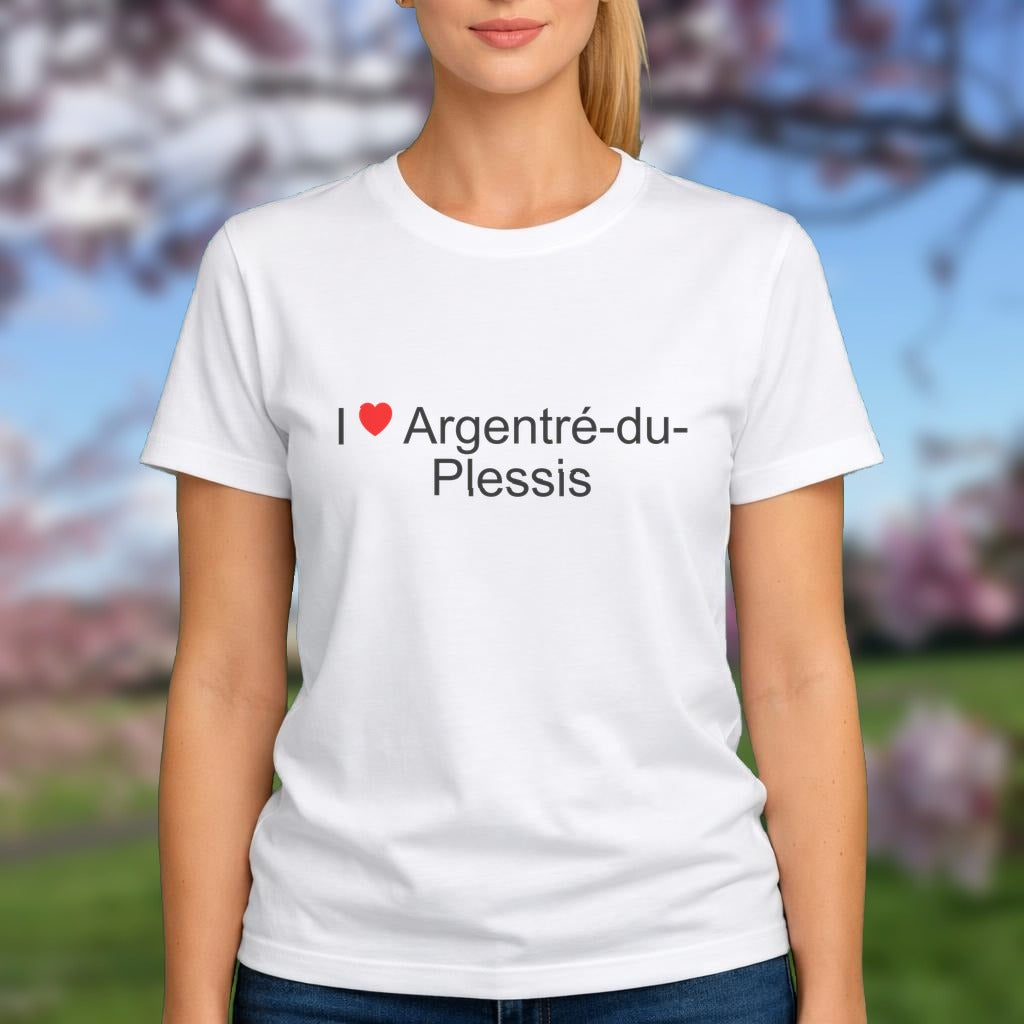 T-shirt I love argentré-du-plessis