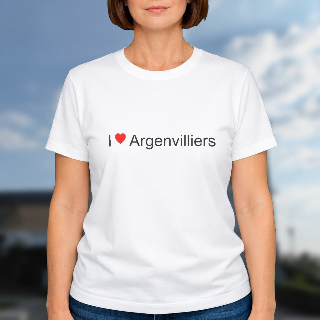 T-shirt I love argenvilliers