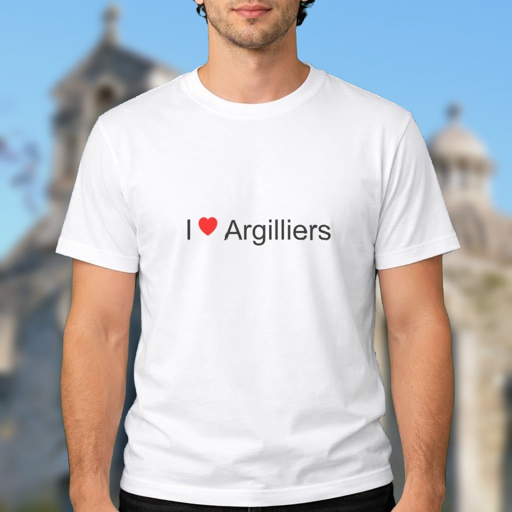 T-shirt I love argilliers