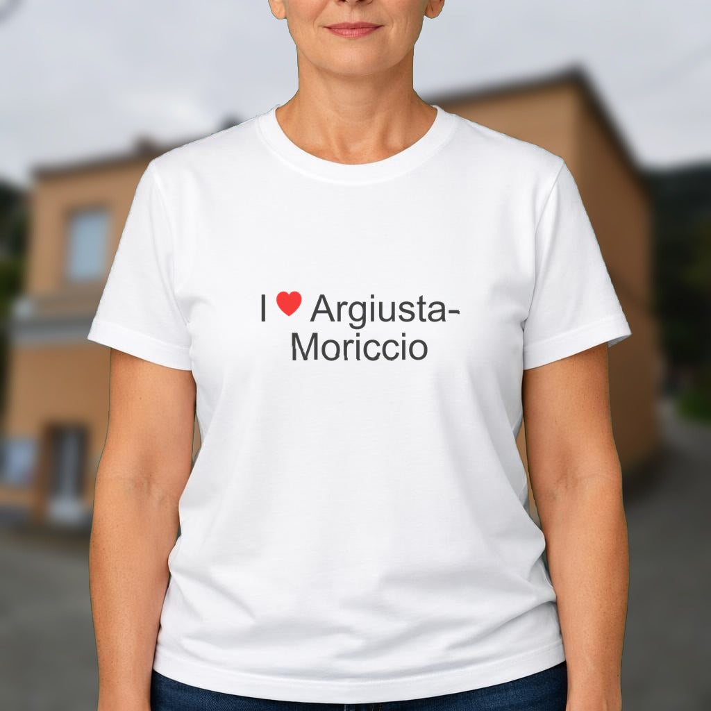 T-shirt I love argiusta-moriccio