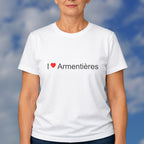 T-shirt I love armentières