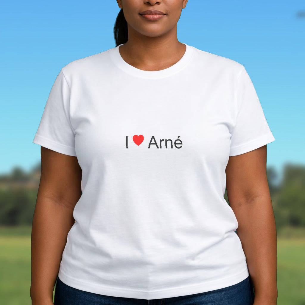 T-shirt I love arné