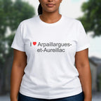 T-shirt I love arpaillargues-et-aureillac