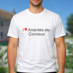 T-shirt I love arrentès-de-corcieux