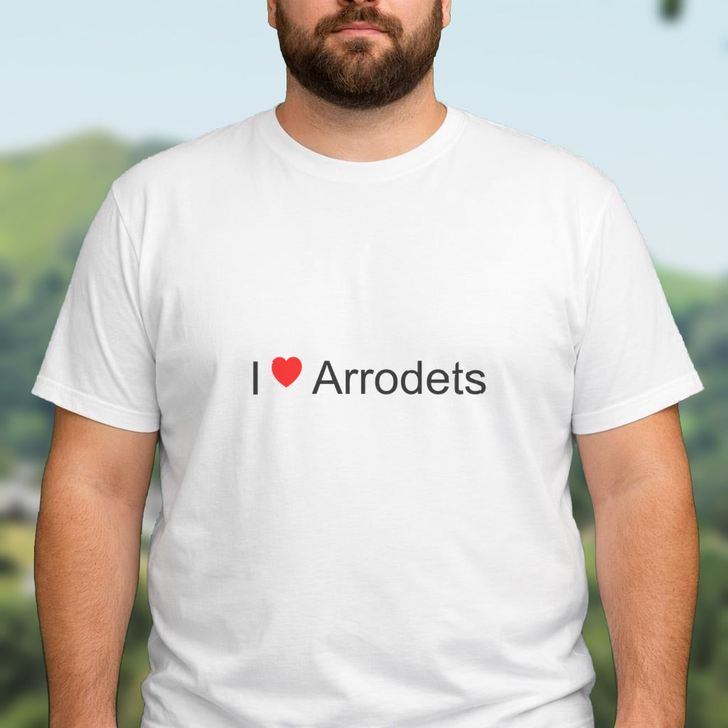 T-shirt I love arrodets