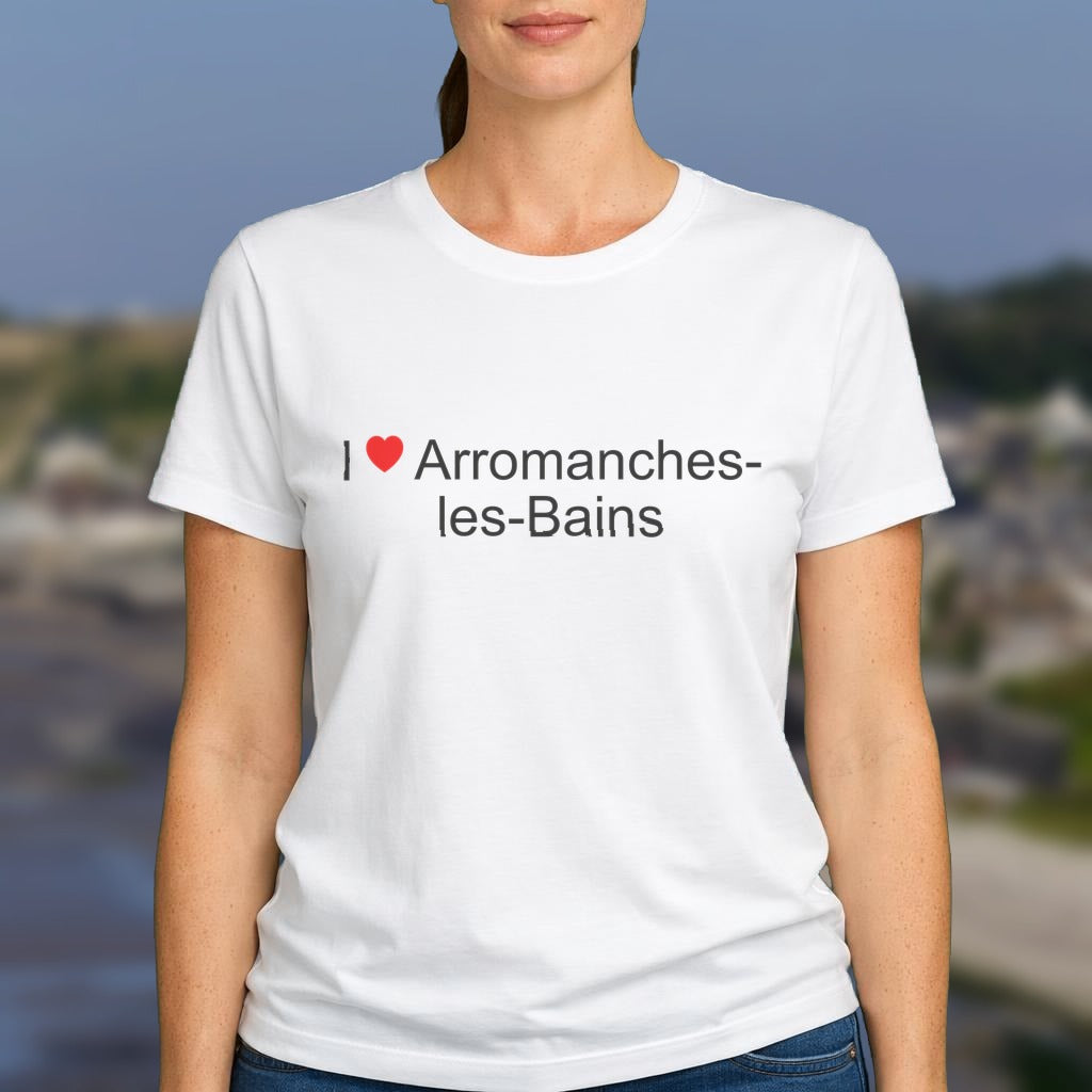 T-shirt I love arromanches-les-bains