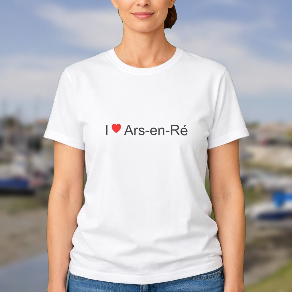 T-shirt I love ars-en-ré
