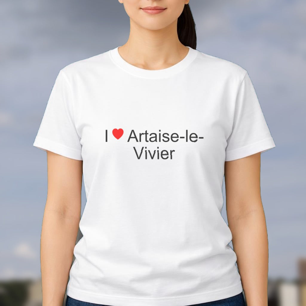 T-shirt I love artaise-le-vivier