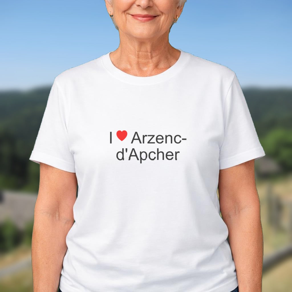 T-shirt I love arzenc-d'apcher