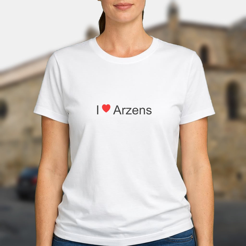 T-shirt I love arzens