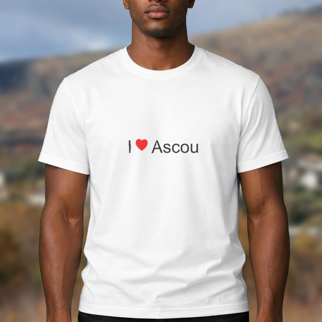 T-shirt I love ascou