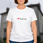 T-shirt I love ascoux