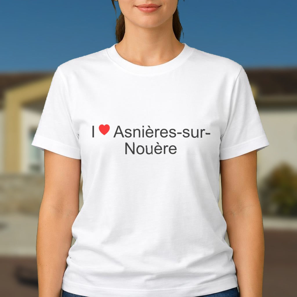 T-shirt I love asnières-sur-nouère