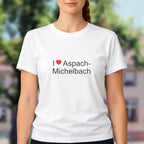 T-shirt I love aspach-michelbach