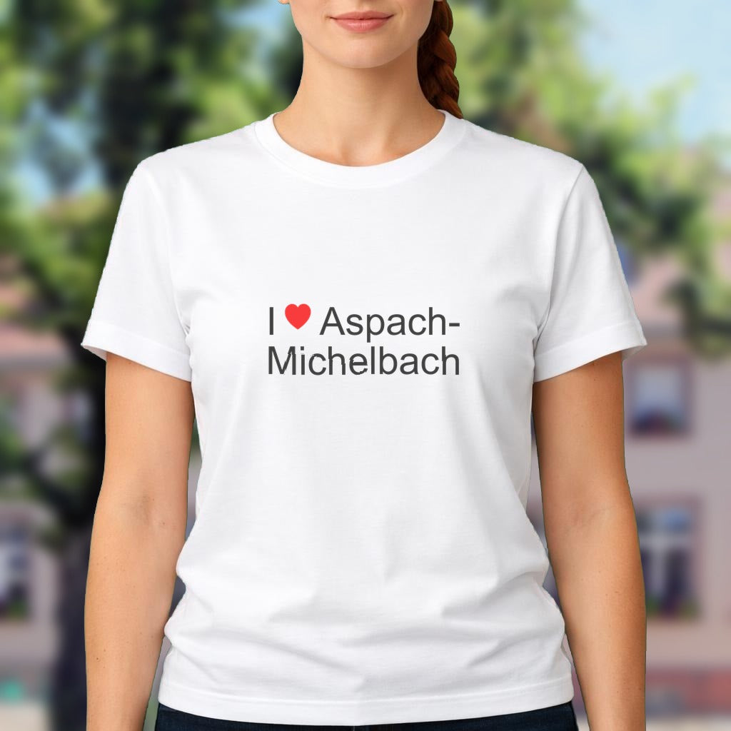 T-shirt I love aspach-michelbach