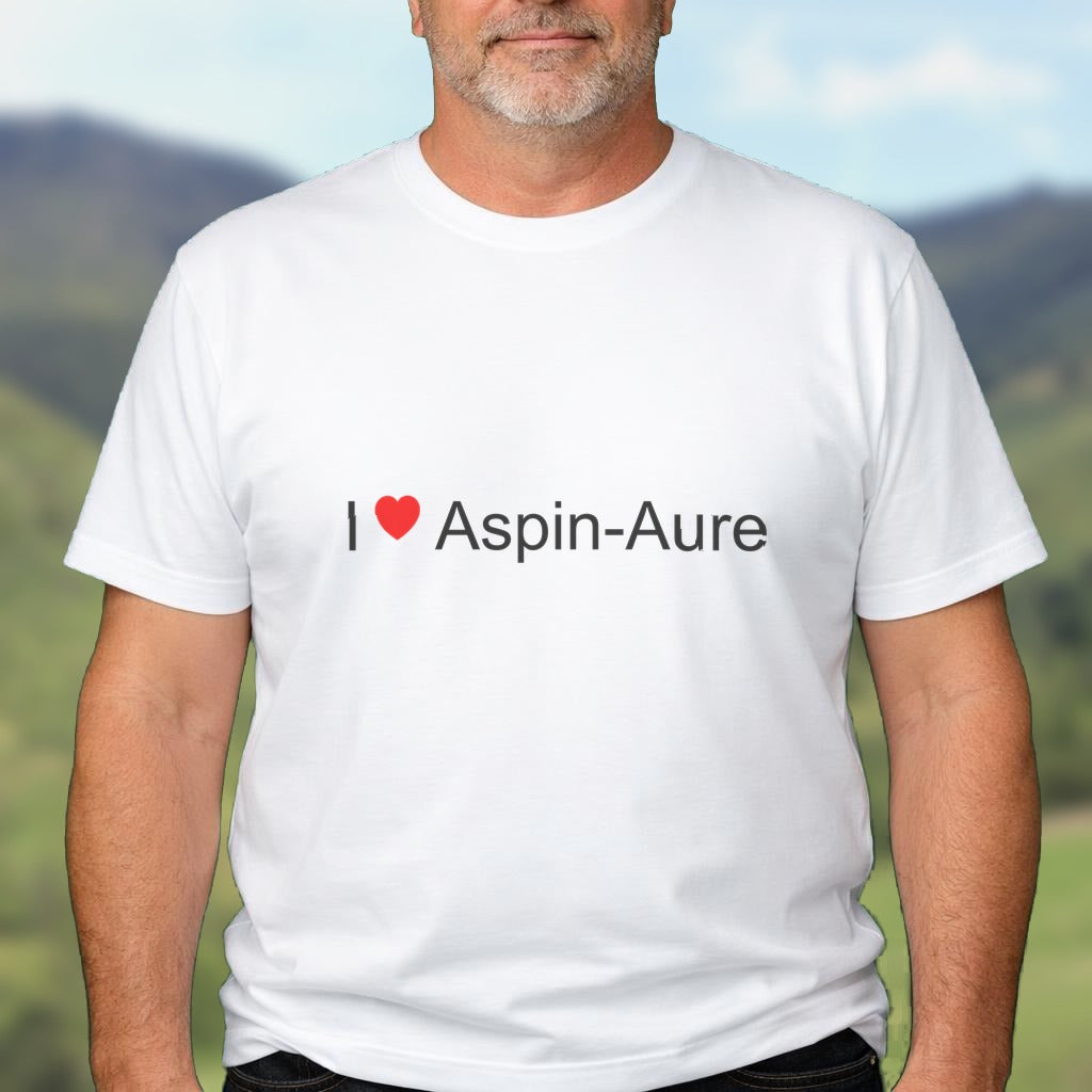 T-shirt I love aspin-aure