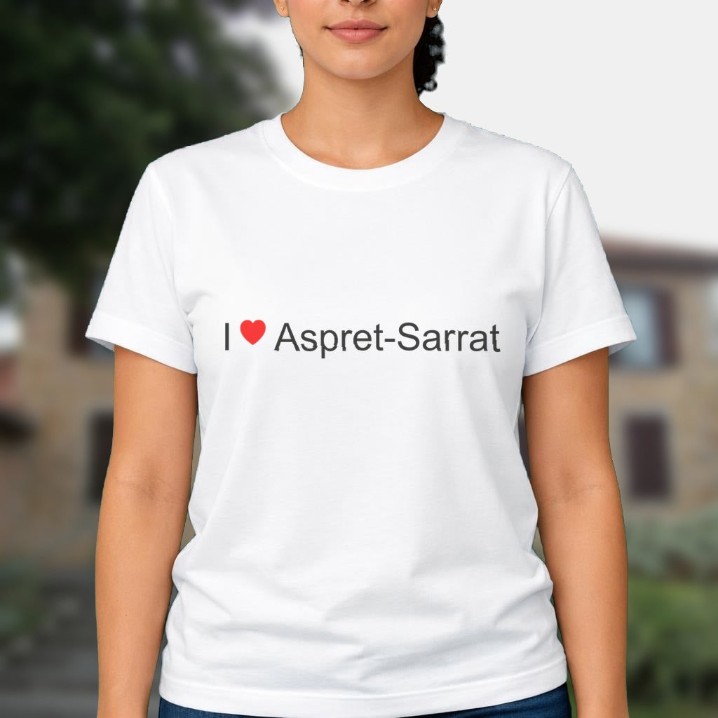 T-shirt I love aspret-sarrat