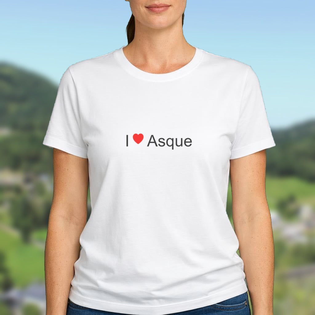 T-shirt I love asque